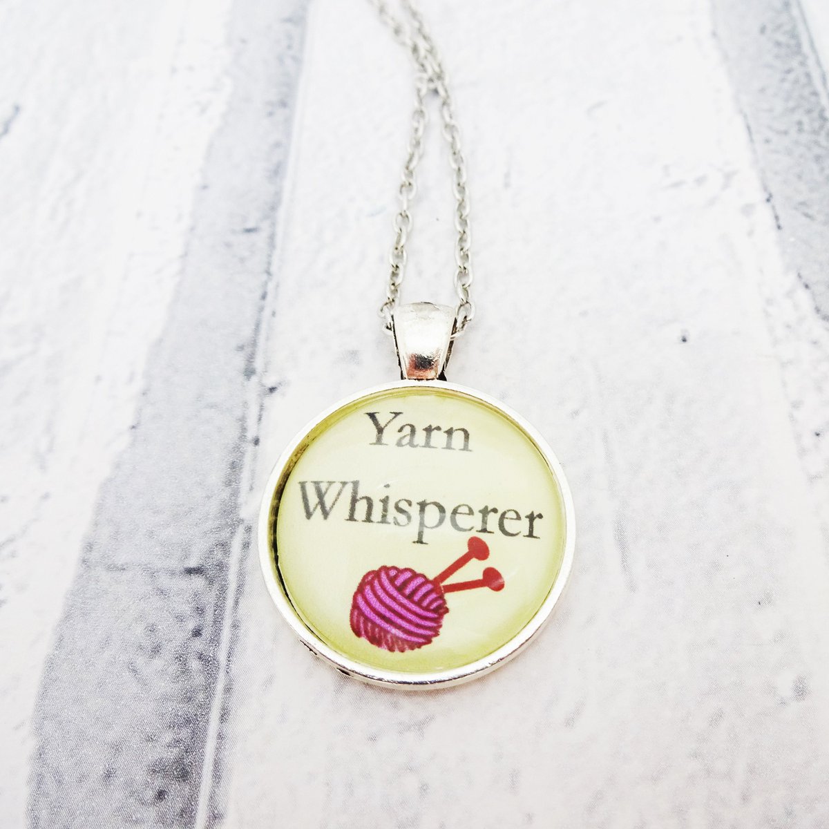 martisanne's tweet photo. Yarn Whisperer necklace, knitting necklace, knitting gift, yarn lover gift, knitters gift, knitter jewelry, gift for knitter, knit charm, K1 https://t.co/OpCnPtIc0V #TMTinsta #EtsyTeamUnity #KnittingGift https://t.co/ecxuYXgRWh