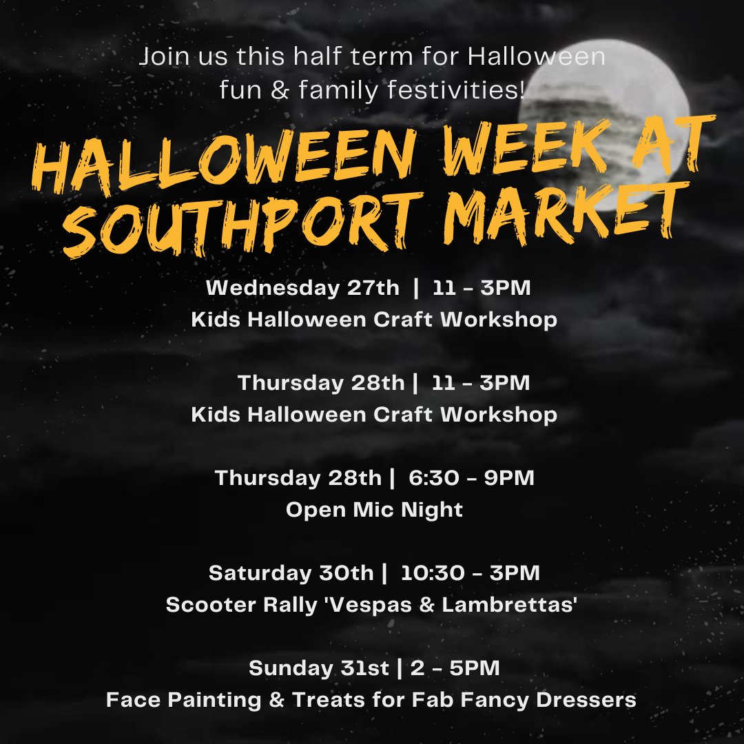 HALLOWEEN WEEK AT SOUTHPORT MARKET 🎃🧙‍♀️