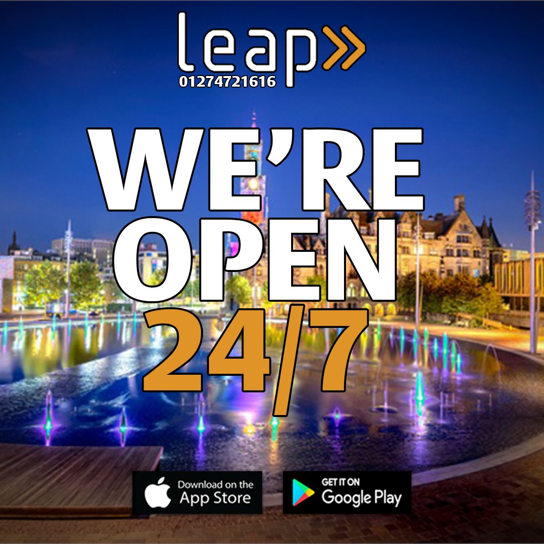 Leap_Taxis's tweet photo. The nights are getting longer now that the clocks are turning back, but we are still open 24/7 if you’re ever in need of a taxi!
https://t.co/fdjdtazlEh
01274 721616
-
-
-
-
#leap #taxis #taxisbradford #bradford #leaptaxis #app #thinktravelthinktaxi #airpay #privatehire https://t.co/Gk7fanyP6p