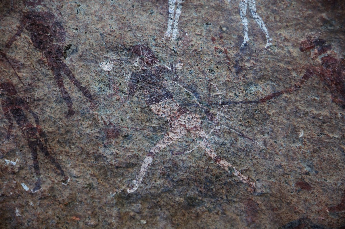 BradshawFND's tweet photo. Nestled in a rock shelter 'within' the potent Brandberg Mountain of Namibia resides the White Lady... https://t.co/zK3CqOzlQF https://t.co/O3r86I4m1d