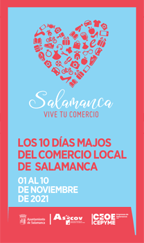 SaEmpresarial's tweet photo. Es el día de volver al comercio local de Salamanca.
El comercio que esta todos los días contigo
Más información en el siguiente enlace:
https://t.co/q6C363ETEX https://t.co/c4E8XHeB7M