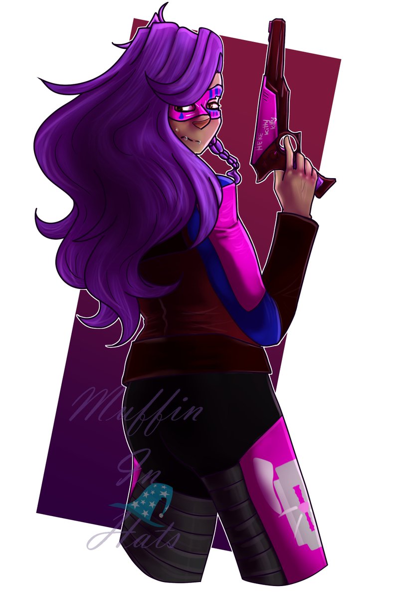 muffininhats's tweet photo. i actually have never drawn Razor with her mask on #killjoy #dangerdays #killjoyOC #mcr #dangerdaysfanart #smallartist #digitalart #fanart https://t.co/jez1FwidHE