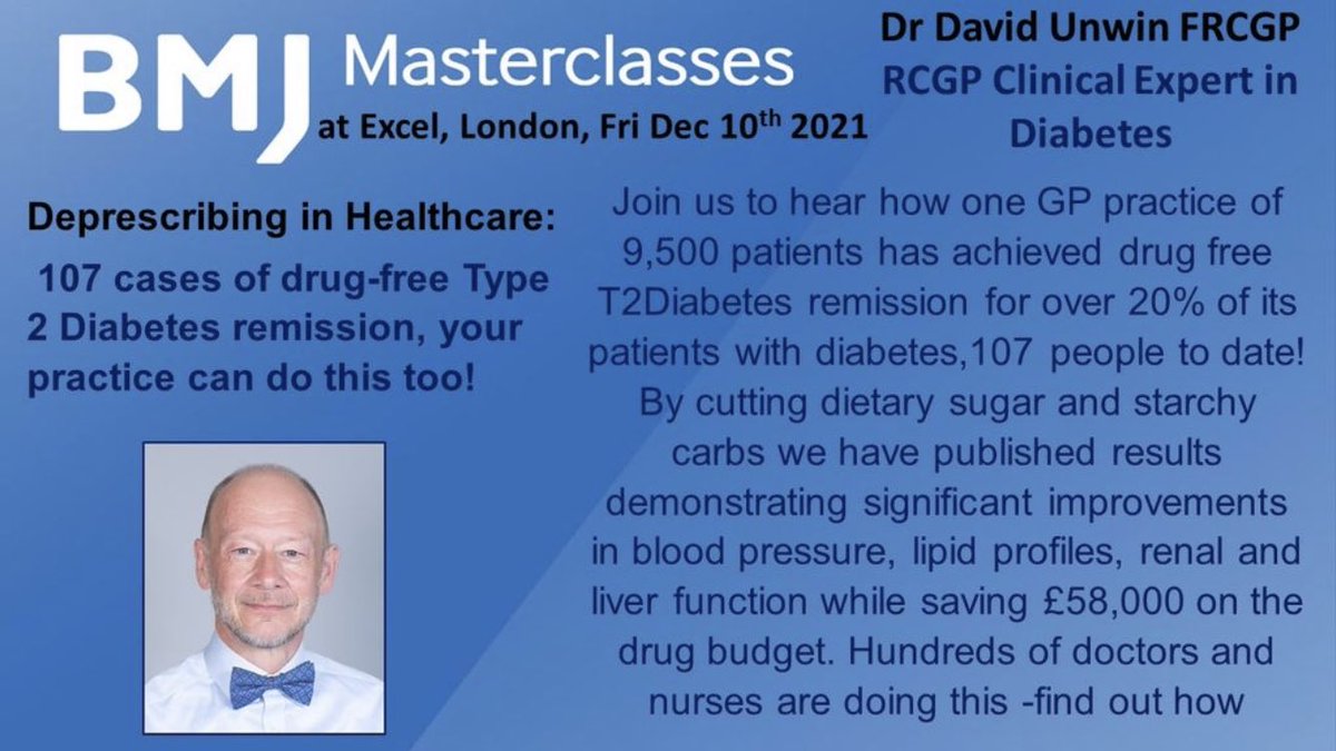 lowcarbGP's tweet photo. Join @drangelagoyal and I in London this December for a cheerful, hope filled day finding out how to use fewer drugs while still improving health markers and self esteem of both patients &amp; HCPs @BritSocLM #deprescribing @ellenfallows @bmj_latest book here https://t.co/IeUZO4GY4w https://t.co/h6FdaW2fcj