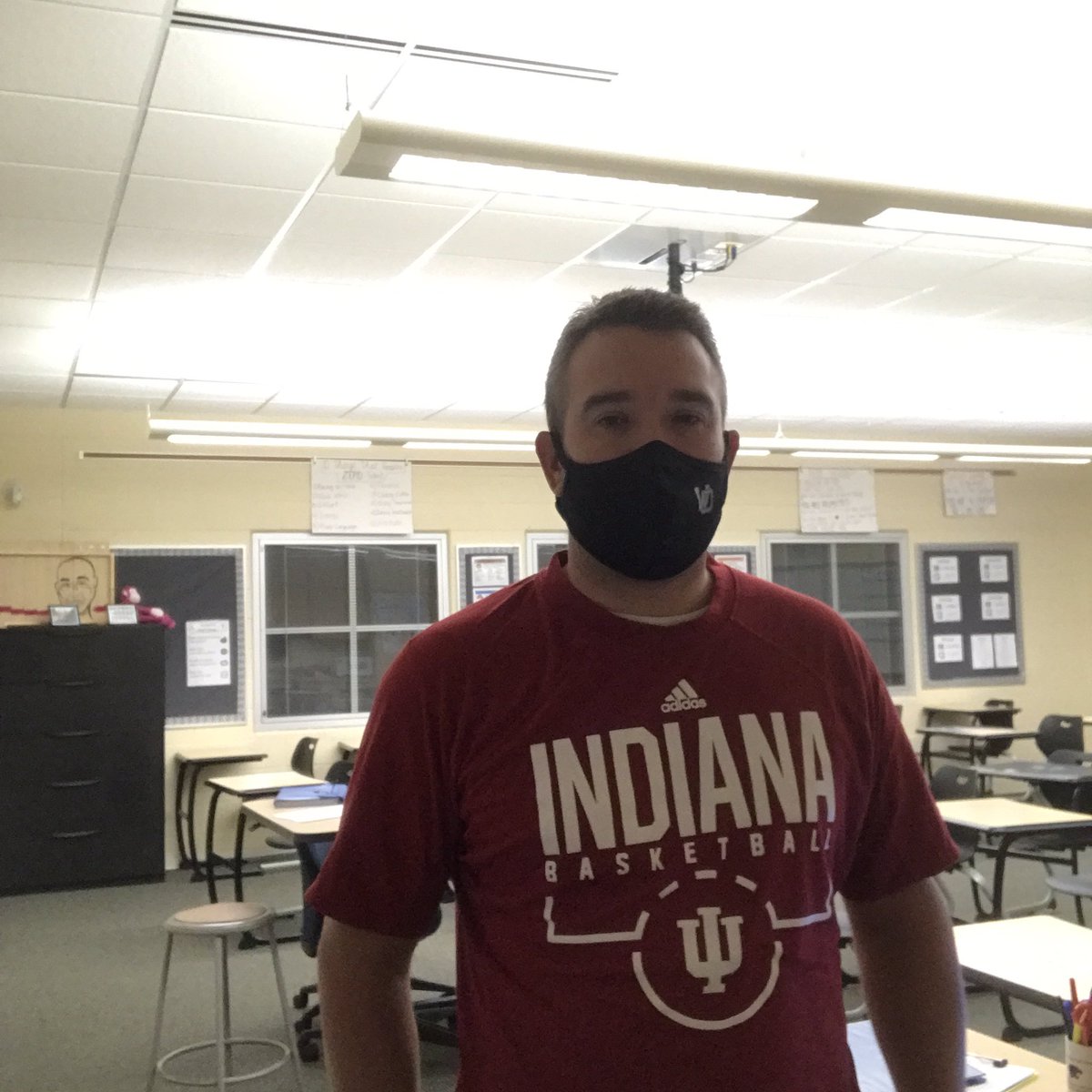 Day 3 of College Application Week goes out of state to support <a href="/IndianaUniv/">Indiana University</a>. My only piece of IU gear is something I can thank my former student and former IU basketball manager <a href="/jambad11/">Jamesohn Bader</a> for.