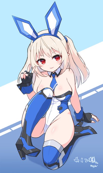 パスクメル様(@Paskmel)にskebで依頼させていただいたうちの子!
バニー風アレンジのヴァルギリスというよくわからないリクエストを見事に昇華していただけました…最高すぎる( *`ω、)
いつも本当にありがとうございます! 