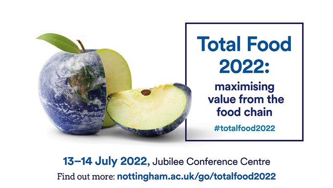 We are very excited that the Total Food Conference 2022 will be coming to Nottingham 😀 Call for abstracts now open - nottingham.ac.uk/conference/fac…