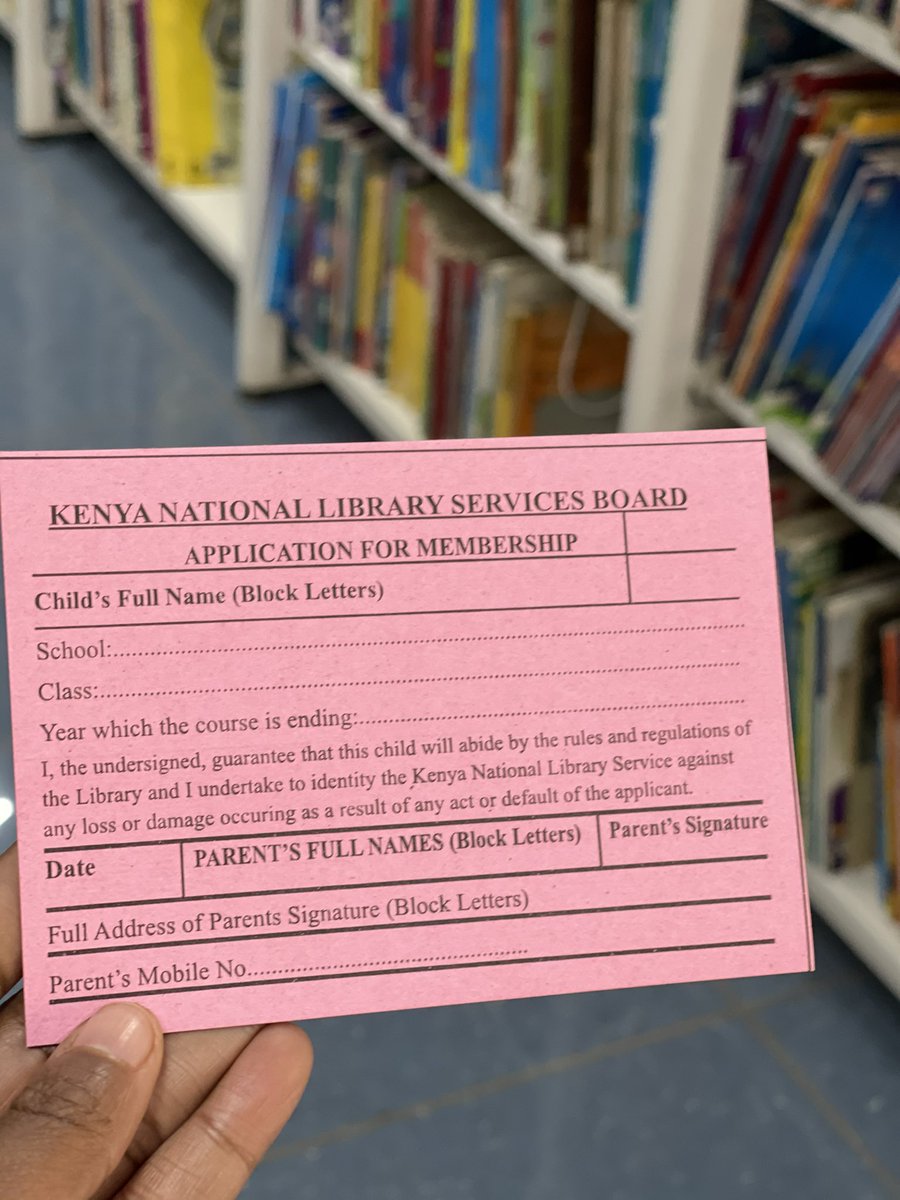 knlsmedia's tweet photo. Membership to our libraries is free for all. Once you have filled the respective form and submitted all the required documents, within 5 minutes you will be issued with a membership card. https://t.co/kUrKZSmgqR