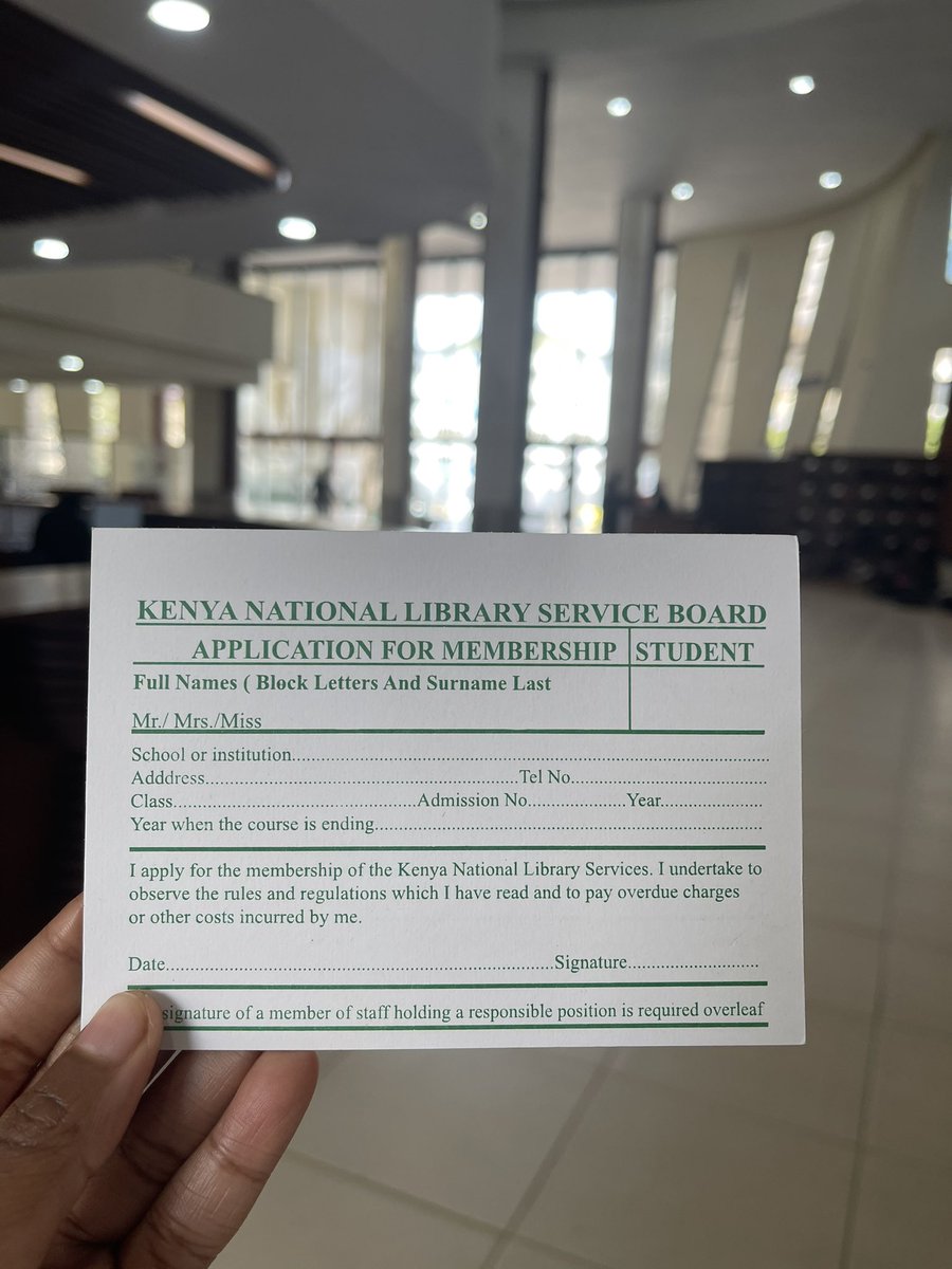 knlsmedia's tweet photo. Membership to our libraries is free for all. Once you have filled the respective form and submitted all the required documents, within 5 minutes you will be issued with a membership card. https://t.co/kUrKZSmgqR