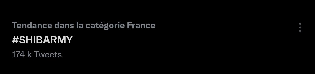 NasCryptosaN's tweet photo. #shib 
#shibarmy 

Trending in France 

🚀🌕

Ben alors les gars, vague de démission dans quelques mois 🤘 https://t.co/wWfNmkL44f