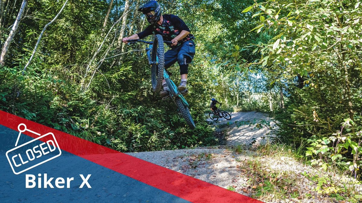 mtbzone_gkpf's tweet photo. Leider ist die Biker X ab jetzt bis Ende Saison gesperrt. Die gute Nachricht: Es sollen zwei neue Strecken entstehen, die in der kommenden Saison fertig sein sollen. Lasst euch überraschen! 🔥🥳🚵
#mtbzone #mtbzonegeisskopf #bikepark #bikeparkgeisskopf #geisskopf #mtb https://t.co/VzzqS7ZUDG