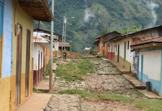 TrEs_3m's tweet photo. Este es el El Aro, corregimiento de Ituango, Antioquía, 23 años después que Álvaro Uribe Vélez auspiciara desde la gobernación del d/pto una incursión paramilitar que destruyó el caserío y dejó más de 15 personas asesinadas y torturadas. Esta es la verdadera "Alvaro Uribe way". https://t.co/eGlAd8mJ3r