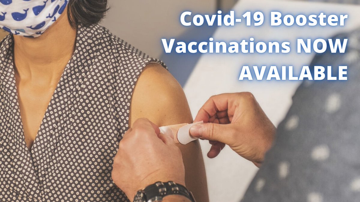 Clinics NOW OPEN for the COVID-19 Booster Vaccination Service from the 1st November for patients aged 50+ years, and Health &amp; Social Care Workers aged 18+ years.
BOOK NOW - SPACES FILLING UP FAST
Click here to book:bit.ly/2ZoZrIC
