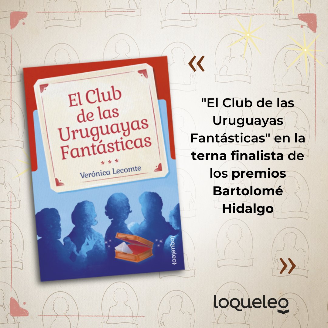 ¡Felices de contarles que "El Club de las Uruguayas Fantásticas" escrito por <a href="/VeronicaLecomte/">Veronica Lecomte</a> con ilustraciones de <a href="/lourmedina_ilus/">Lourdes Medina</a>, integra la terna finalista de los Premios Bartolomé Hidalgo
Categoría: Literatura Infantil y Juvenil!
👇  bit.ly/3mgqFdm <a href="/FILMontevideo/">FIL Mvd</a>