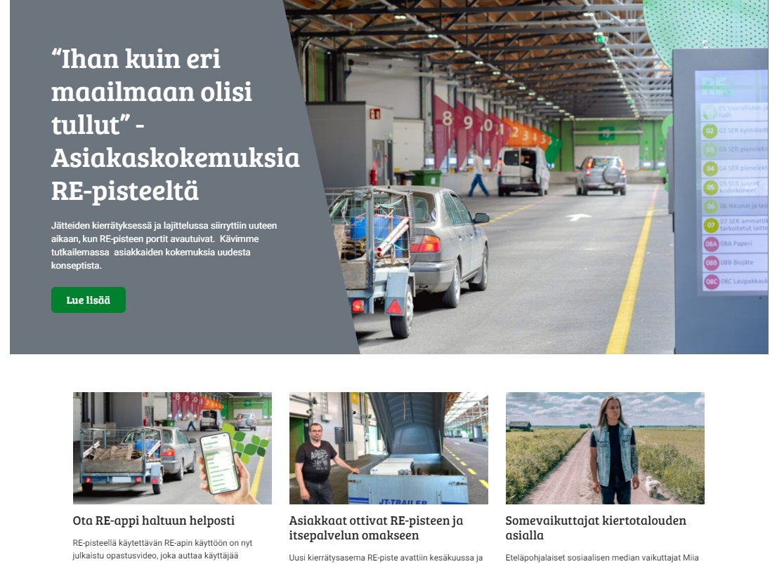 LakeudenEtappi's tweet photo. Tiedotuslehti Etappi-aviisi on pompahtanut nettiin, jihuu! Käy lukemassa mm. mitä asiakkaat ovat mieltä uudesta RE-pisteestämme, mitä jätetutkimuksemme kertoo ja paljon muita uutisia ja tietoa arjen kiertotaloudesta. https://t.co/MATfxRHfrz

#etappiaviisi #kiertotalous #REpiste https://t.co/HCqVKvwMCO