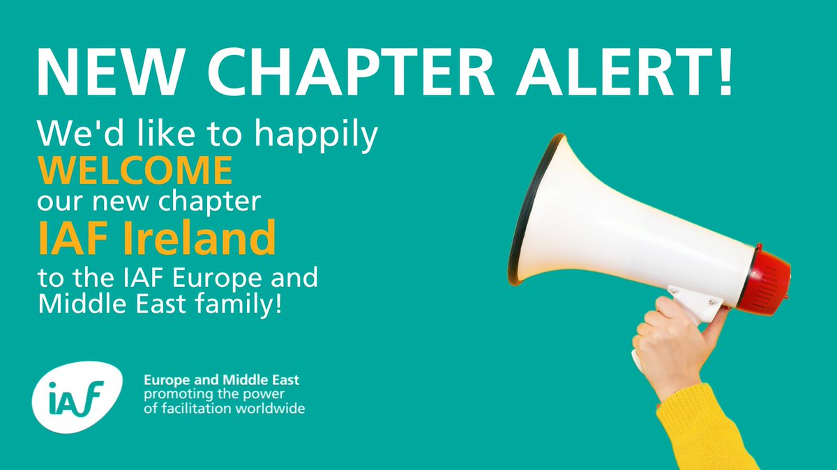 NEW CHAPTER ALERT! 🎉 
We are very happy to let you know that the IAF Ireland Chapter has recently joined the IAF EME family. We keep promoting the power of #facilitation worldwide! 🤗 <a href="/IAFacilitators/">IAF</a>