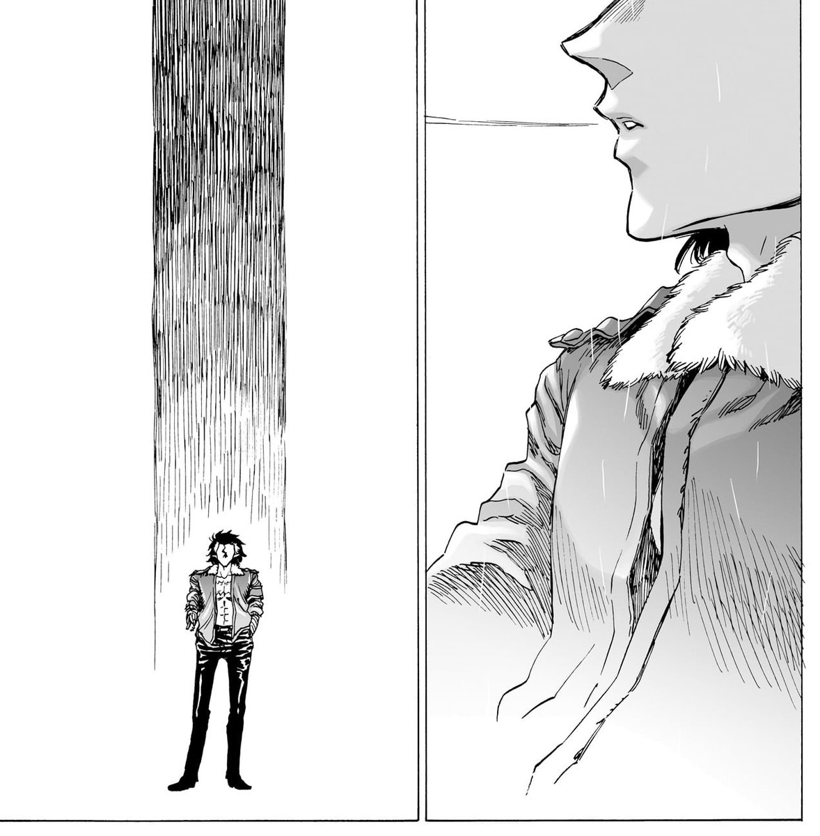 『ニーナさんの魔法生活』27話後編更新しました!

 https://t.co/Zg9nJ1iWo2 

男は煙草に火をつける。
表と裏の狭間で。
過去と現在の狭間で。

#ニーナさんの魔法生活 