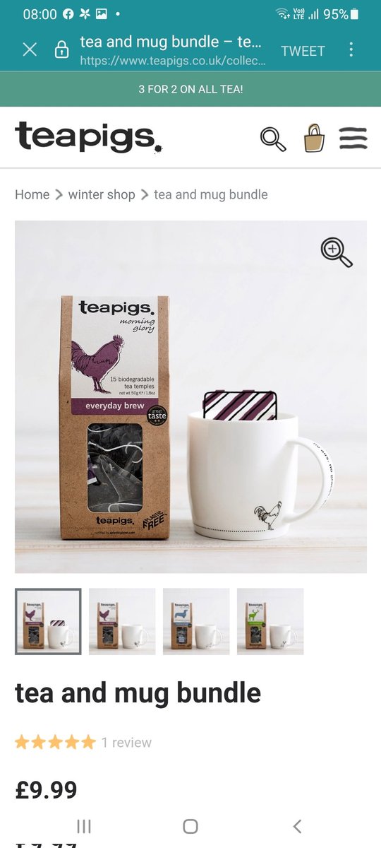 #teapigsfreeteaday <a href="/teapigs/">teapigs</a> 
Love the everyday tea