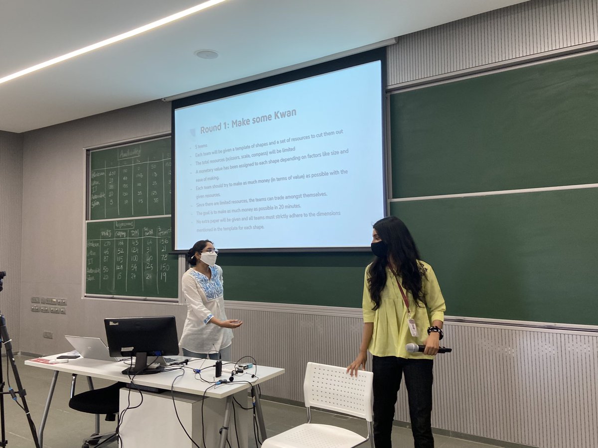 JeemolUnni's tweet photo. Students of BA and MA Economics Ahmedabad University participated in Economixer, a fun game designed to let them apply theoretical concepts of constrained optimisation and international trade #Economics #EducativeGame #MacroEconomics #MicroEconomics #InterdisciplinaryLearning https://t.co/0G9Xddsu7w