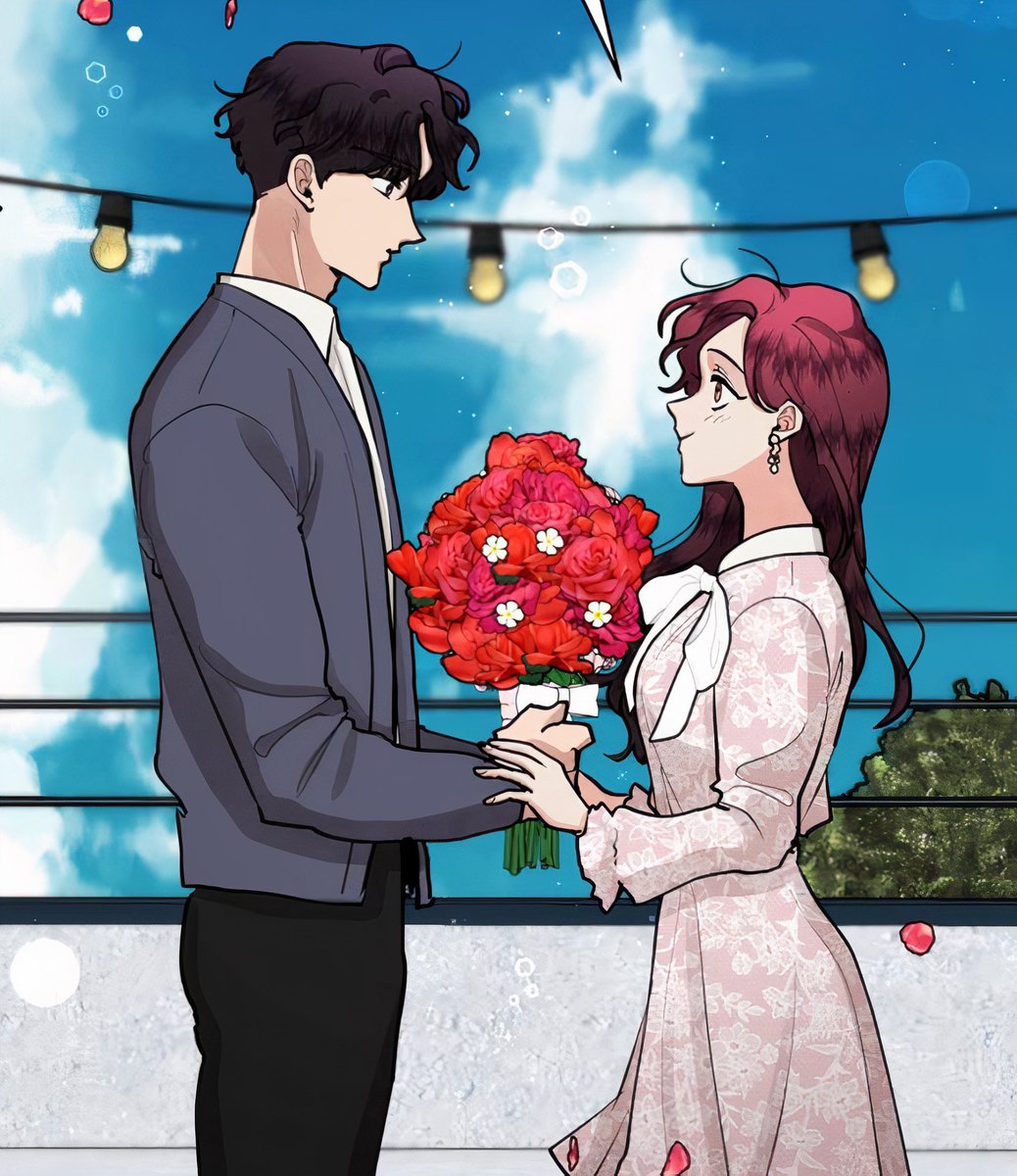uglybootycrack's tweet photo. manhwa men giving flowers to their girls. I am not even the one receiving the flowers but I feel so giddy looking at them. reason number 72 why manhwa men are so much better. men written by women. truly. https://t.co/nZgeKtGzY1