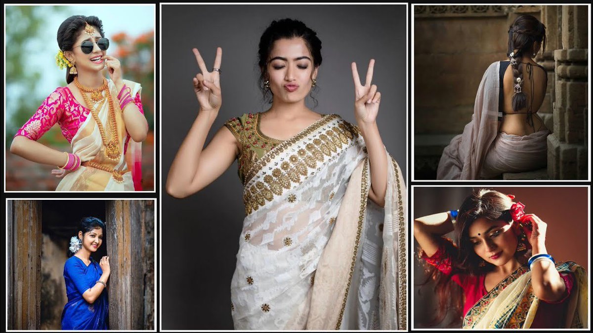 Indian Young Woman Wearing Saree Stock Photo - Download Image Now - Sari,  Women, Only Women - iStock