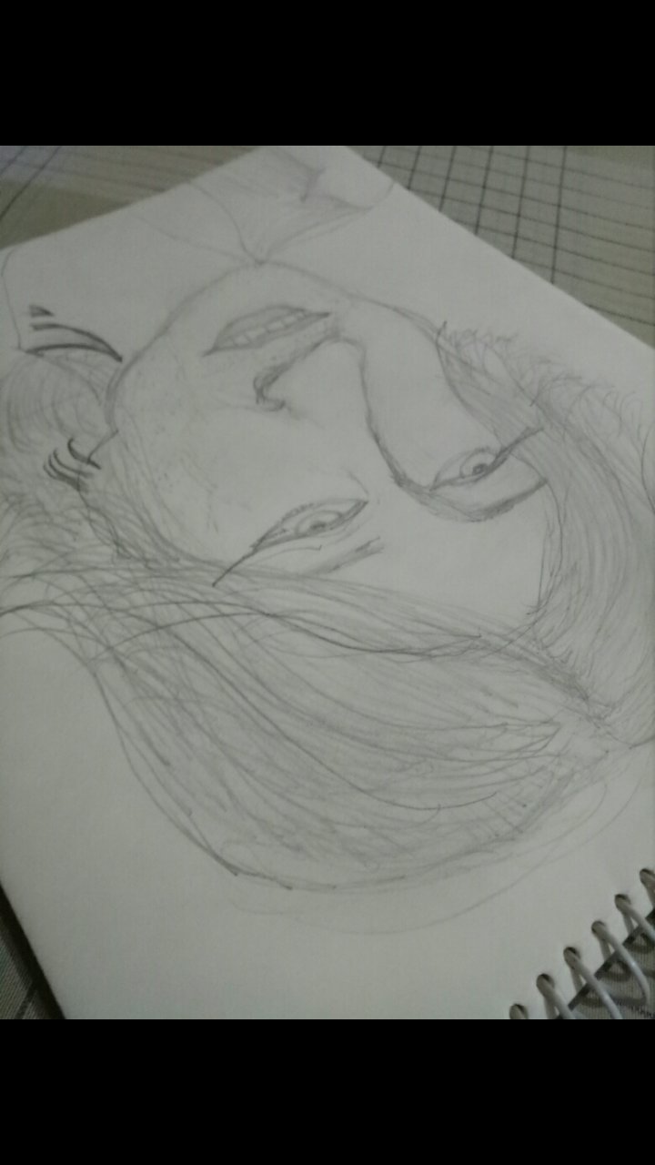 A potray sketch by me 4years back of Keith Urban sir ..happy birthday again.. 