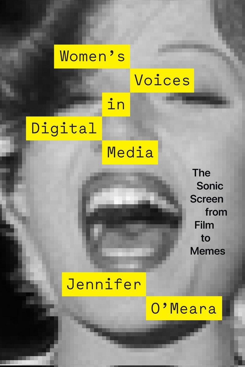 J_O_Meara's tweet photo. My book has a cover and is available for pre-order! The designers @UTexasPress did a great job with this purposefully pixated close-up of Rita Hayworth in Gilda from YouTube, part of a study on the revision of vocal histories via digital platforms. https://t.co/StHhJkn2W5 https://t.co/QGqLASsu6Q