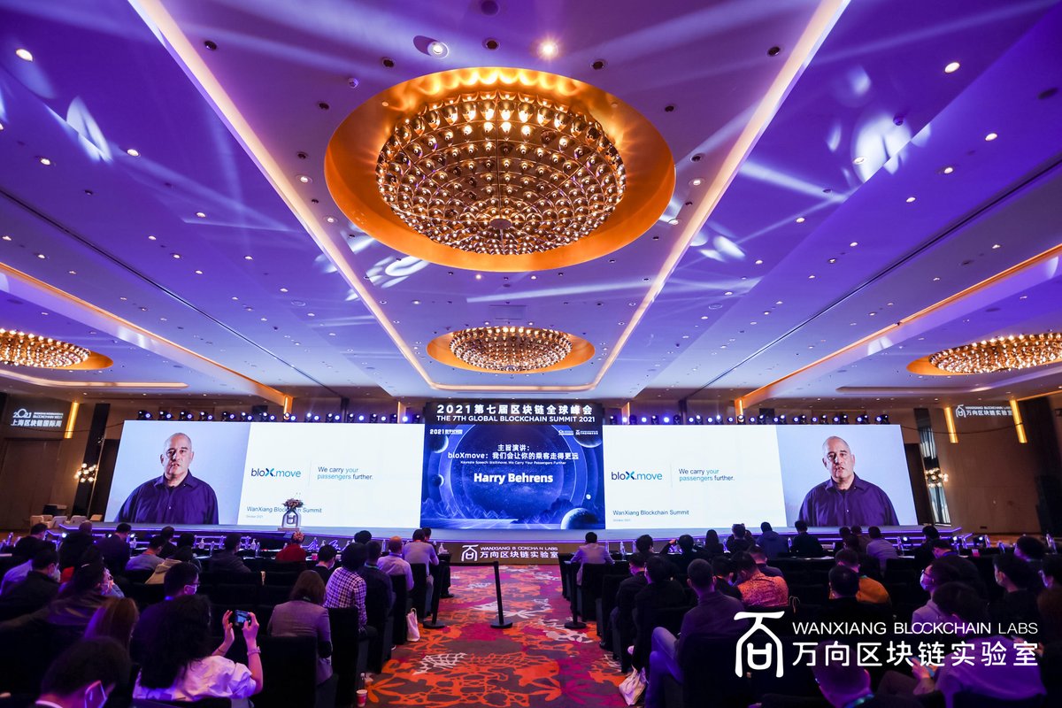 BloXmove's tweet photo. Following this year's theme of "Digital Transformation" our CTO @HBloxmove presented the bloXmove Mobility Blockchain Platform and its various use cases at the Global Blockchain Summit in Shanghai 
@WXblockchain https://t.co/Dtx4l27qK1