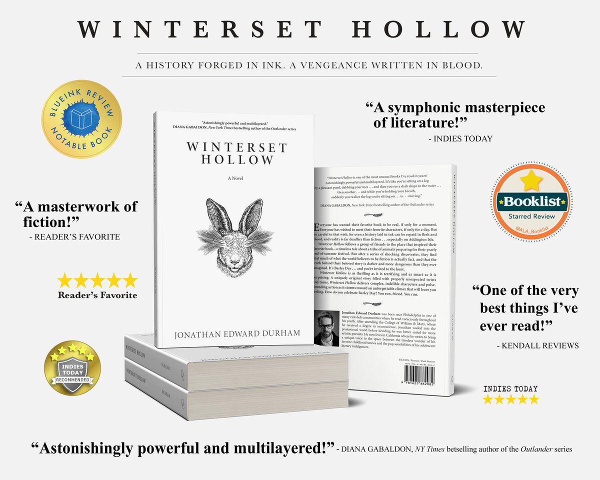 📚 📚 BOOK GIVEAWAY 📚 📚 

Winterset Hollow

First Prize
Signed Copy Of The Book

3xRunners Up
Signed Poster

🕰 RT
🕰Tag A Friend Or 2
🕰Follow <a href="/thisone0verhere/">Jonathan Edward Durham</a>
🕰 Comment #WintersetHollow
🕰US Only
🕰Closes 5th November

#KendallReviews #Giveaway #PromoteHorror #Horror