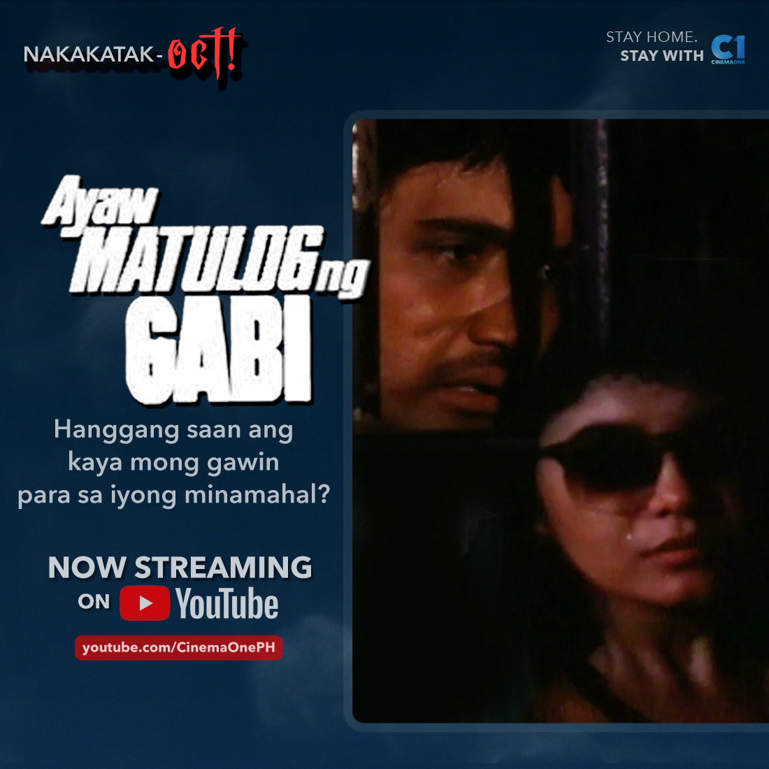 c1origs's tweet photo. A 1990 drama action film starring Rudy Fernandez and Lorna Tolentino, panoorin ang #FullMovie ng "Ayaw Matulog ng Gabi"! Now streaming sa YouTube channel ng #CinemaOne!
Watch here: https://t.co/xKcg6VebVT
.
.
.
.
.
.
.
.
.
.
#StayWithC1 #FreeMovies
#RudyFernandez #LornaTolentino https://t.co/SupokmRwxo