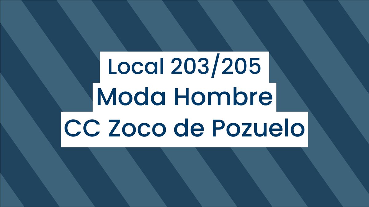 👕👖👟 Os presentamos a... ¡New Bigben! Tienda de Moda Hombre en el Centro Comercial Zoco de Pozuelo. 

¡Lo último en moda de caballero con las mejores marcas! Puedes encontrarlos en su local 203/205 del #CCZoco con un estupendo trato 👏🏼