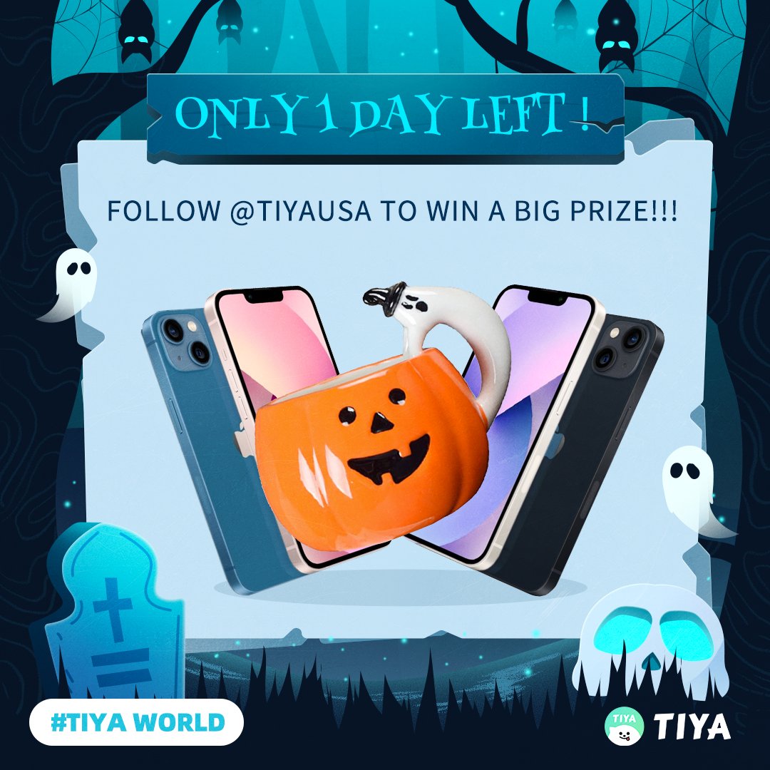 usa_tiya's tweet photo. [Halloween Giveaway🎃]
Celebrate Halloween with @tiyausa on October 31st.
And @tiyausa will give you a big prize!!!🎁
#halloween #giveaway #tiyaapp #tiyaworld #halloweengiveaway #iPhone13 #iPhone #Robux #Roblox #candies #candy #starbuxks #cups #starbuckscups #games #follow https://t.co/nYUcxcQJnS