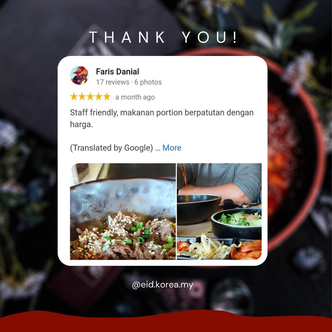 Eid Authentic Korean Cuisine Eidkoreamy Twitter