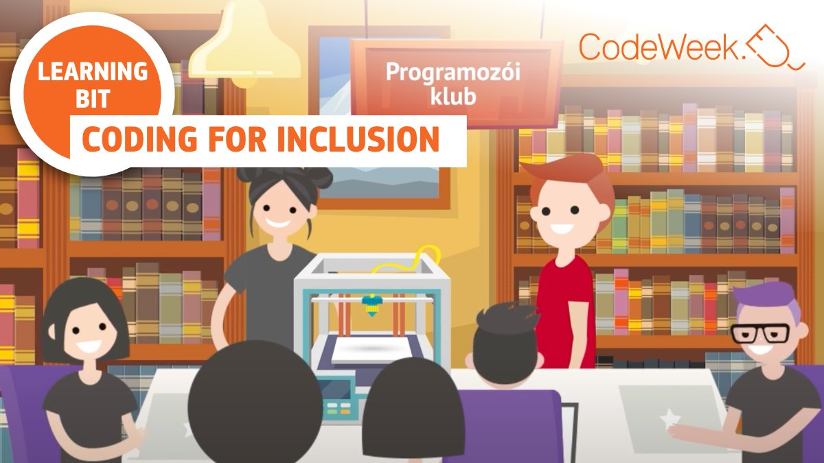CodeWeekEU's tweet image. Coding is for everyone! 💜
Here are some practical and easy #coding activities especially adapted for students with visual impairments, Down syndrome, and students on the #Autism Spectrum 👇👇👇
codeweek.eu/training/codin…
Make it fun, make it accessible!