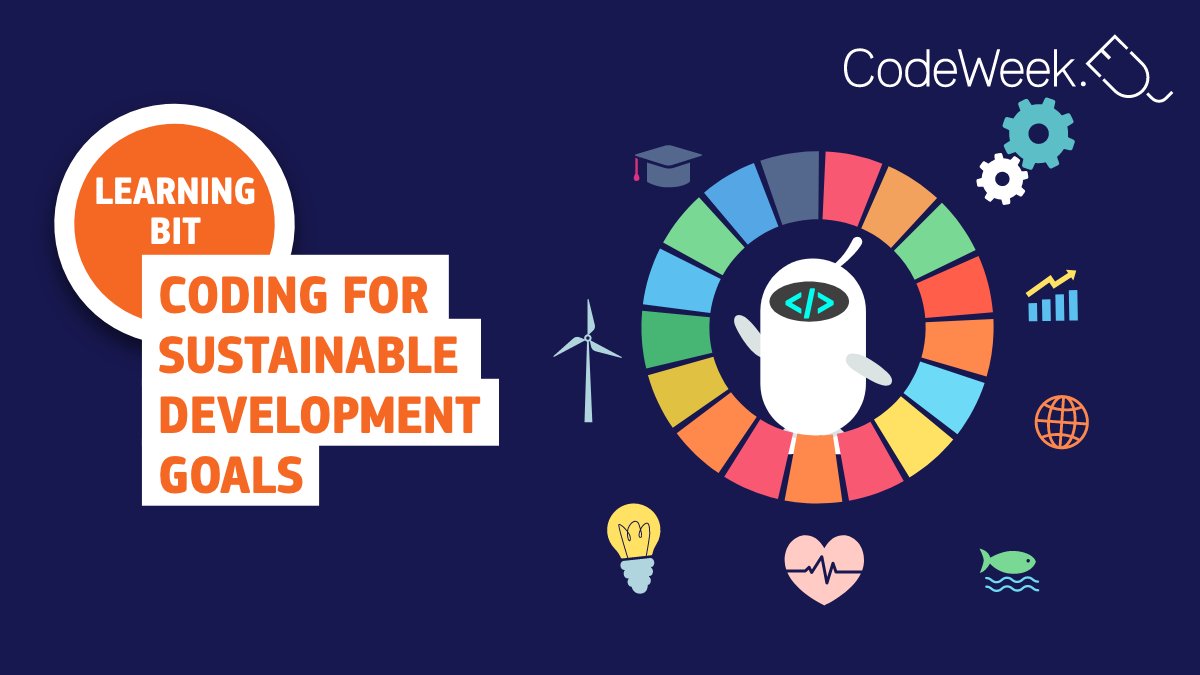CodeWeekEU's tweet image. #COP26 starts on Sunday. Do you know about the Sustainable Development Goals (#SDGs)?
They are the core of the @UN 2⃣0⃣3⃣0⃣Agenda for Sustainable Development and you can use this opportunity to explain it to your student through our #coding activity➡️ codeweek.eu/training/codin…