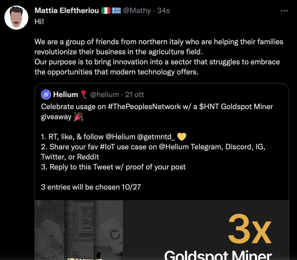 Mathy's tweet photo. @helium @getmntd_ Let us in! we can send you the project as well! https://t.co/VLFppJuo0Y