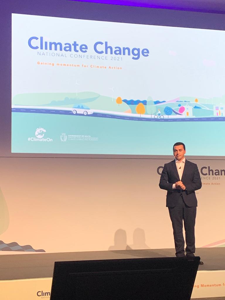 AusHCMalta's tweet photo. Great to join Malta's National Climate Change Conference yesterday to hear more about Malta's challenges & innovations as a small island state. Thanks to Ministers @farrugiaaaron, @Miriamdalli & @followianborg & Amb for Climate Change @SimoneBorg3. @COP26 @AusAmbEnviro #ClimateOn https://t.co/e0SHCAHEdj