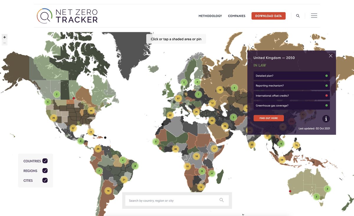 New tool launched to track #NetZero commitments of countries, regions, cities and companies

<a href="/NetZeroTracker/">Net Zero Tracker</a>

zerotracker.net