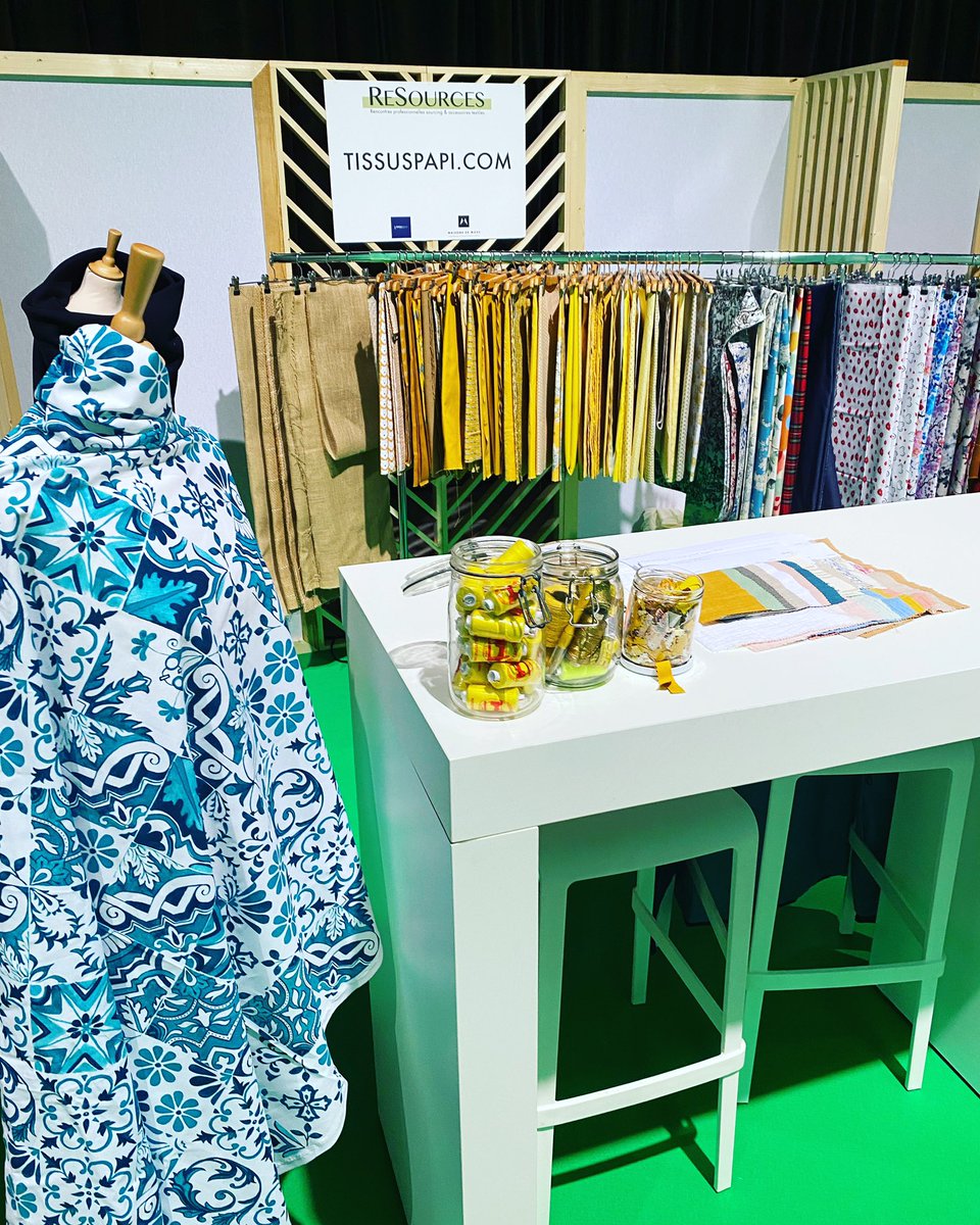 TissusPapi's tweet photo. Nous voilà, salon professionnel ReSources de @maisonsdemode, toute la journée à Roubaix. Ouvert aux pros, entrée gratuite. #ReSources #Roubaix #maisonsdemode https://t.co/duArqRkN0A