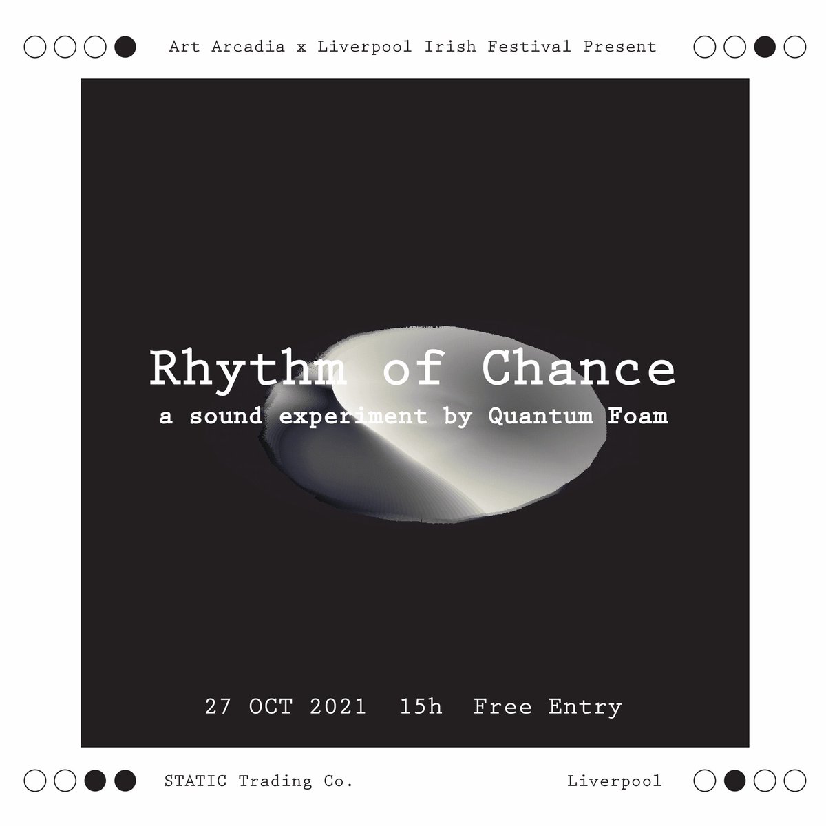 TODAY:
3.00PM Doors/Drinks
3.30PM Performance (25min)
<a href="/LivIrishFest/">Liverpool Irish Festival</a> <a href="/ArtArcadia1/">Art Arcadia</a> <a href="/TheDbleNgtve/">The Double Negative</a> <a href="/Ellis_Samizdat/">Andrew Ellis</a>