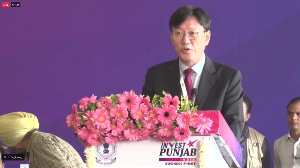 #PPIS2021
Gi No Park, MD,Sunjin India Feeds Pvt Ltd speaking in the State session shared that Sunjin wants to do all kinds of business in India &amp; they have the vision to keep growing with their plant at Rajpura. He added that Punjab was their 1st choice because is a growing state