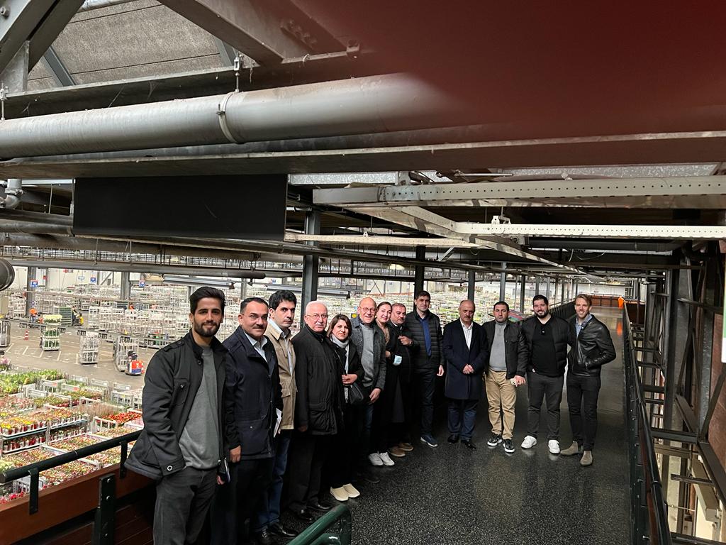 In opdracht van het World Horti Center mocht Westland Horti Tours op 26 oktober een zeer geïnteresseerde delegatie uit Irak rondleiden bij diverse kwekerijen. 
De tour was een succes!