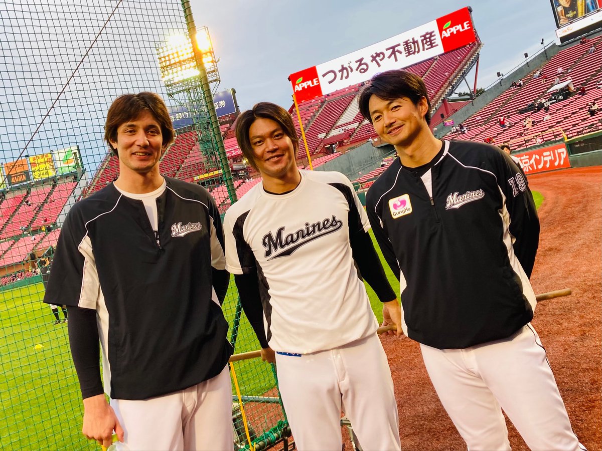 chibalotte's tweet photo. 盤石のリリーフ陣がマウンドに上がる時！それは勝利を意味します！安定感抜群の3人！#chibalotte #広報 #国吉佑樹 #佐々木千隼 #唐川侑己 https://t.co/PeYi6UQheY