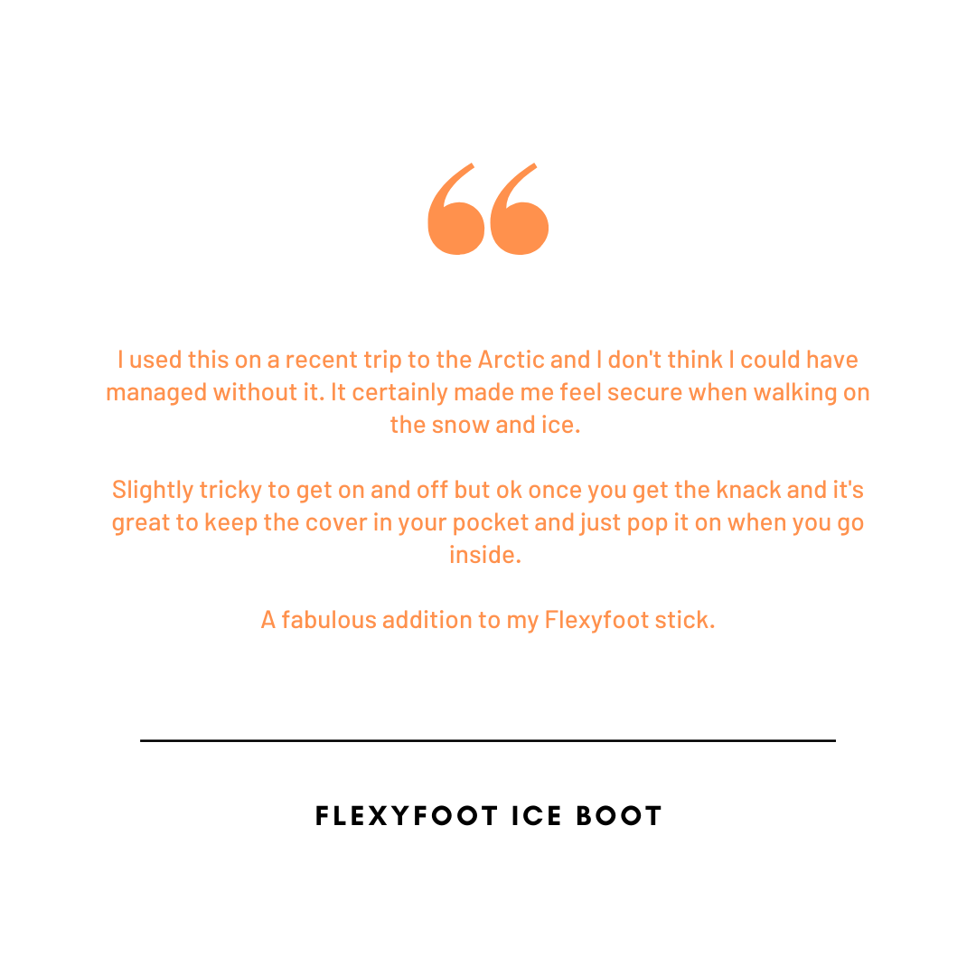 flexyfoot's tweet photo. Another great review from a very satisfied customer who has been using the Flexyfoot ice boot in the Arctic of all places! Flexyfoot products sure do travel!! #iceboot #flexyfoot #arctic #travel #satisfiedcustomer #welltraveled #venturefarandwide https://t.co/nEyVqbqRDn