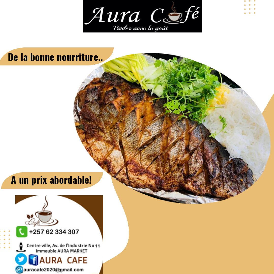 AURACAFE3's tweet photo. "Que de la bonne nourriture, juste pour votre satisfaction!"
Aura Cafe, Parler avec le goût
#auracafe #restaurant #food https://t.co/rqBkHjz14H