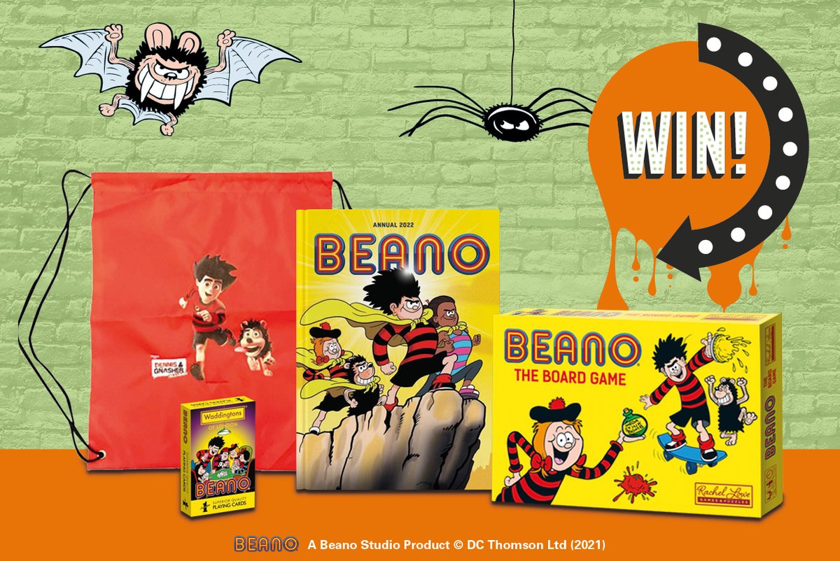 HollywoodBowlUK's tweet image. 🎃🦇COMPETITION TIME! 🎃🦇

For your chance to take home these Spooktacular @BeanoOfficial prizes simply retweet &amp;amp; like to enter

The competition is open until midnight next Tuesday 2nd November, after which we’ll choose one lucky winner at random, so hurry to WIN!

Good luck!