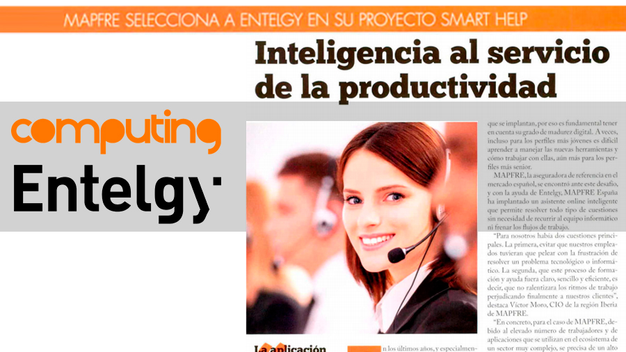 entelgy's tweet image. @ComputingBPS destaca nuestro proyecto de #SMARTHELP con @MAPFRE
Así se destaca la solución SMART HELP de @entelgy por la que Mapfre España ganó el premio “Transformación de #Workplace y Conocimiento”
bit.ly/3vB1HID