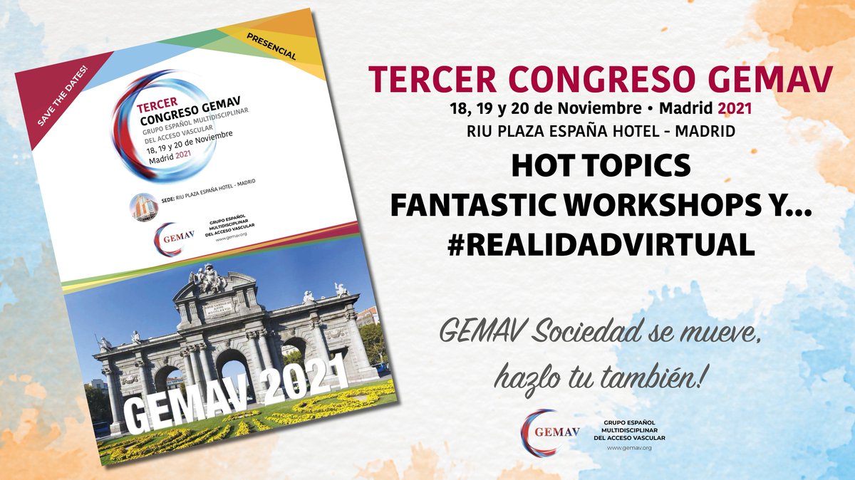 En menos de un mes: #GEMAV21!
➡️Te gusta el #AccesoVascular?
➡️No lo sabes, pero has de ponerte al día?
😱Ni lo dudes! Además… no te aburrirás:
🔥Usarás gafas #RealidadVirtual!
🔥Harás eco, angioplastias, cirugia, pondrás cateteres!
🔥Trending topics!
👉gemav-eventos.com