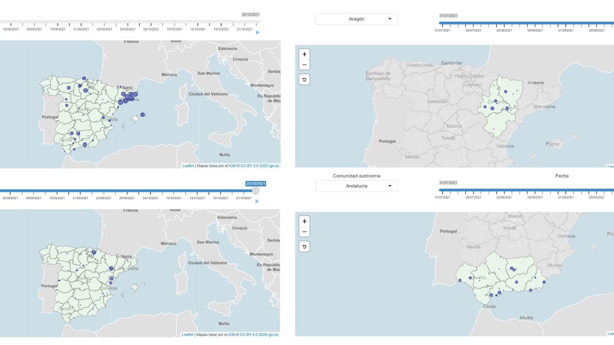 📍 Una herramienta desarrollada por el Centro Nacional de Epidemiología #ISCIII, reactivada este mes, facilita la detección de brotes de #COVID19 en periodos de baja incidencia.

📰 #NoticiasISCIII ➡️ bit.ly/2ZADAhJ

💻 Panel Clusters COVID-19 ➡️ bit.ly/3GpdfDU