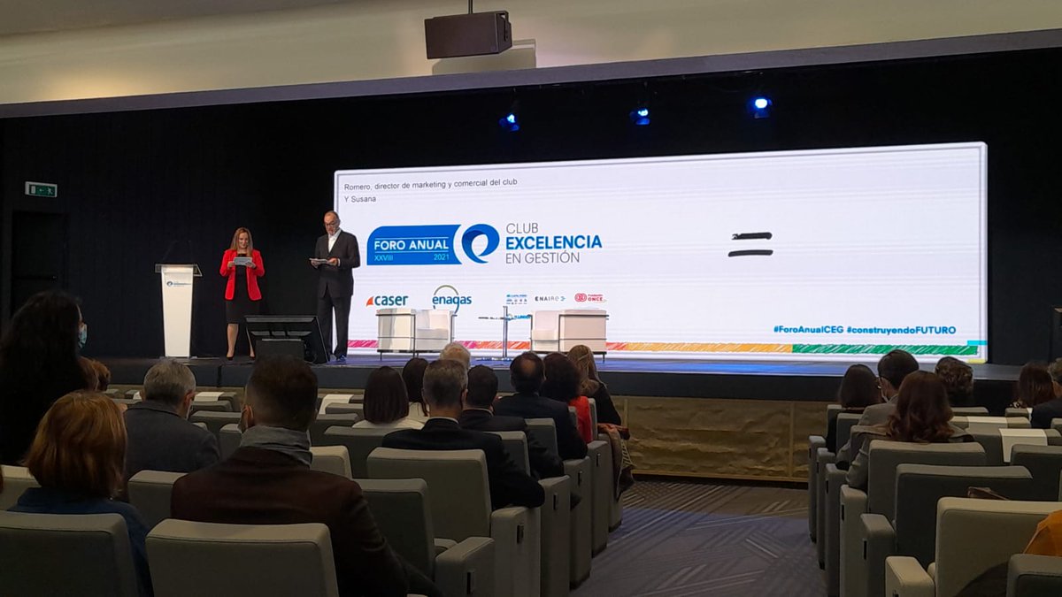 Comenzamos el XXVIII #ForoAnualCEG Excelencia + Innovación + Sostenibilidad = FUTURO, en el Auditorio <a href="/fpablovi/">Fundación Pablo VI</a> con nuestros presentadores @mromero_ceg y <a href="/SusanaFabregas/">Susana Fábregas</a> ¡Síguelo en directo por Zoom! bit.ly/3b4HFwO
#ConstruyendoFUTURO