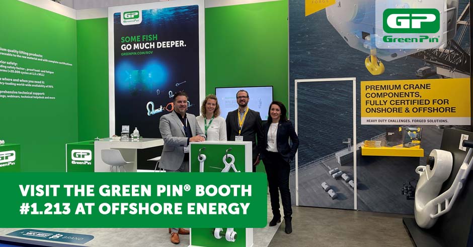 VanBeestBV's tweet photo. We look forward to meeting you today at the Offshore Energy exhibition in Amsterdam. Visit the Green Pin® booth (#1.213) and see our complete ROV range in real life. https://t.co/1ONhW2wT4B